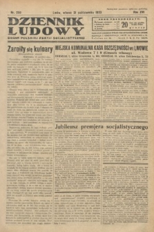 Dziennik Ludowy : organ Polskiej Partji Socjalistycznej. 1933, nr 250
