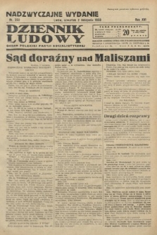 Dziennik Ludowy : organ Polskiej Partji Socjalistycznej. 1933, nr 252