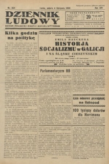 Dziennik Ludowy : organ Polskiej Partji Socjalistycznej. 1933, nr 254