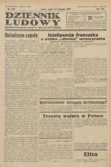 Dziennik Ludowy : organ Polskiej Partji Socjalistycznej. 1933, nr 257