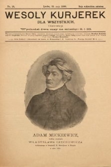 Wesoły Kurjerek : dla wszystkich. 1898, nr 16