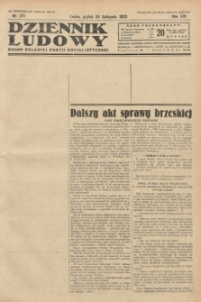 Dziennik Ludowy : organ Polskiej Partji Socjalistycznej. 1933, nr 271