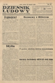 Dziennik Ludowy : organ Polskiej Partji Socjalistycznej. 1933, nr 274