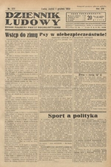 Dziennik Ludowy : organ Polskiej Partji Socjalistycznej. 1933, nr 277