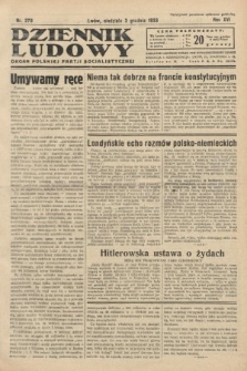 Dziennik Ludowy : organ Polskiej Partji Socjalistycznej. 1933, nr 279