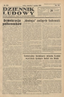 Dziennik Ludowy : organ Polskiej Partji Socjalistycznej. 1933, nr 282