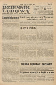 Dziennik Ludowy : organ Polskiej Partji Socjalistycznej. 1933, nr 287