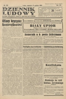 Dziennik Ludowy : organ Polskiej Partji Socjalistycznej. 1933, nr 291