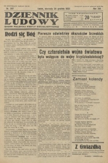 Dziennik Ludowy : organ Polskiej Partji Socjalistycznej. 1933, nr 297