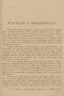Przewodnik Naukowy i Literacki : dodatek do Gazety Lwowskiej. 1898, [z. 8]