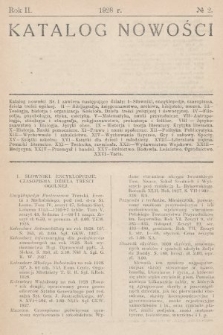 Katalog Nowości. 1928, nr 2