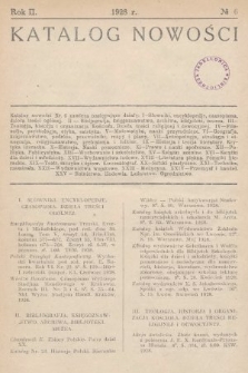 Katalog Nowości. 1928, nr 6