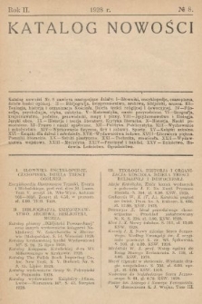 Katalog Nowości. 1928, nr 8