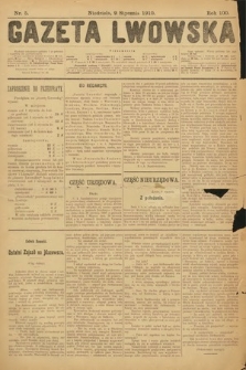 Gazeta Lwowska. 1910, nr 5
