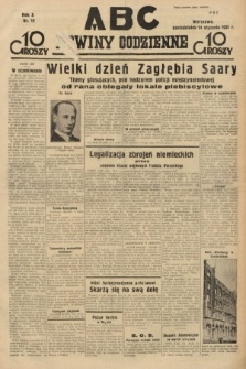 ABC : nowiny codzienne. 1935, nr 15