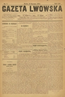 Gazeta Lwowska. 1910, nr 7