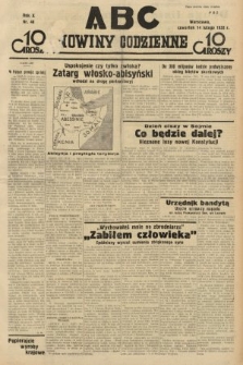 ABC : nowiny codzienne. 1935, nr 48