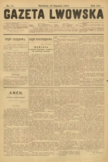 Gazeta Lwowska. 1910, nr 11