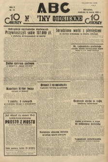 ABC : nowiny codzienne. 1935, nr 74