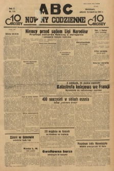 ABC : nowiny codzienne. 1935, nr 111