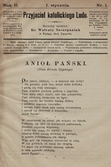 Przyjaciel Katolickiego Ludu. 1894, nr 1