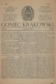 Goniec Krakowski. 1877, nr 1