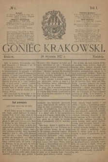 Goniec Krakowski. 1877, nr 4