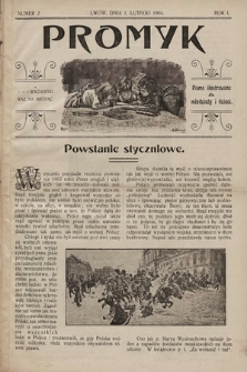Promyk : pismo ilustrowane dla młodzieży i dzieci. 1904, nr 2