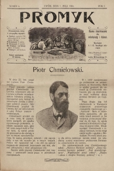 Promyk : pismo ilustrowane dla młodzieży i dzieci. 1904, nr 6