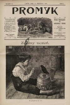 Promyk : pismo ilustrowane dla młodzieży i dzieci. 1904, nr 15