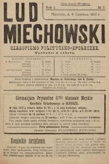 Lud Miechowski : czasopismo polityczno-społeczne. 1917, nr 5