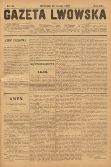 Gazeta Lwowska. 1910, nr 40