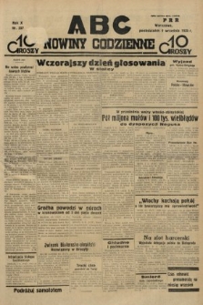 ABC : nowiny codzienne. 1935, nr 257