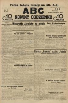 ABC : nowiny codzienne. 1935, nr 262