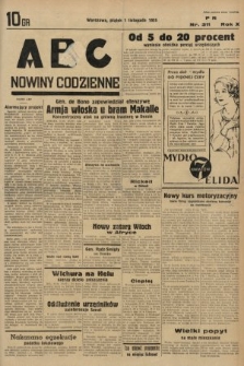 ABC : nowiny codzienne. 1935, nr 311