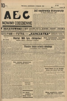 ABC : nowiny codzienne. 1935, nr [315] [ocenzurowany]