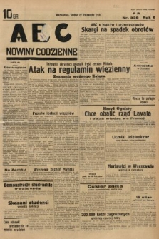 ABC : nowiny codzienne. 1935, nr 338