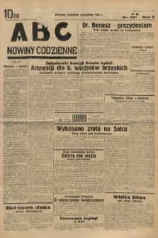 ABC : nowiny codzienne. 1935, nr 361