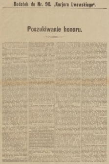 Dodatek do nr. 90 „Kurjera Lwowskiego”. 1895