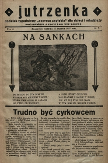 Jutrzenka : dodatek tygodniowy „Expresu Zagłębia” dla dzieci i młodzieży pod redakcją Czarnego Wujaszka. R. 2, 1937, nr 3