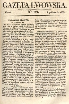 Gazeta Lwowska. 1833, nr 119