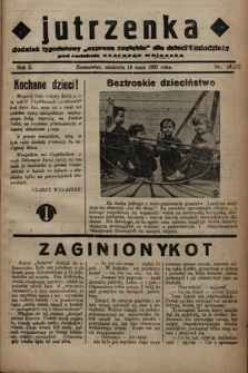 Jutrzenka : dodatek tygodniowy „Expresu Zagłębia” dla dzieci i młodzieży pod redakcją Czarnego Wujaszka. R. 2, 1937, nr 20