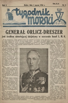Tygodnik Morski. 1936, nr 2