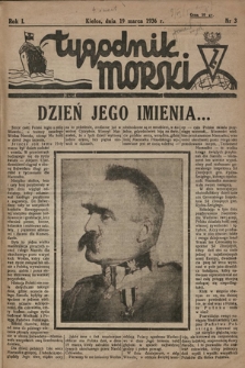 Tygodnik Morski. 1936, nr 3