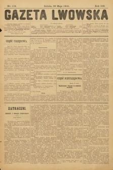 Gazeta Lwowska. 1910, nr 118