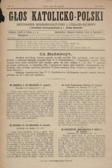 Głos Katolicko-Polski : dwutygodnik społeczno-polityczny i literacko-naukowy. 1901, nr 2