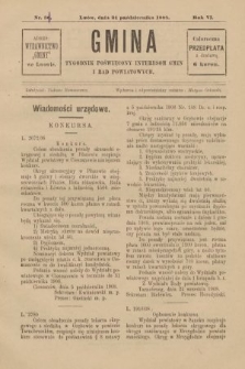Gmina : tygodnik poświęcony interesom gmin i rad powiatowych. 1908, nr 31