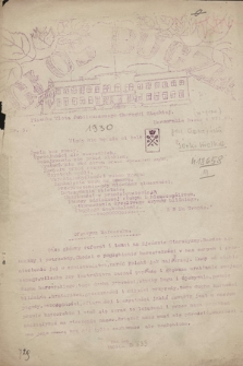 Głos Bucza : pisemko Zlotu Jubileuszowego Chorągwi Śląskiej. 1930, nr 3