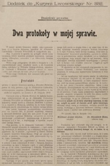 Dodatek do „Kurjera Lwowskiego”. 1902, nr 332