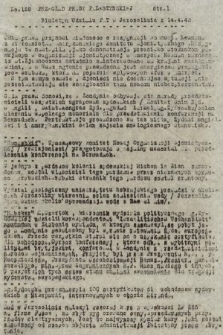 Przegląd Prasy Palestyńskiej : biuletyn Oddziału Polskiej Agencji Telegraficznej w Jerozolimie. 1943, nr 128